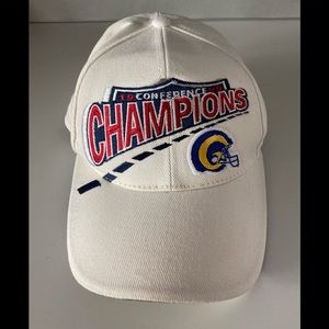 Vintage 1999 Los Angeles Rams NFL Conf. Championship Hat.